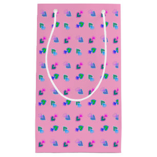 Petit Sac Cadeau Sacré Coeur rose
