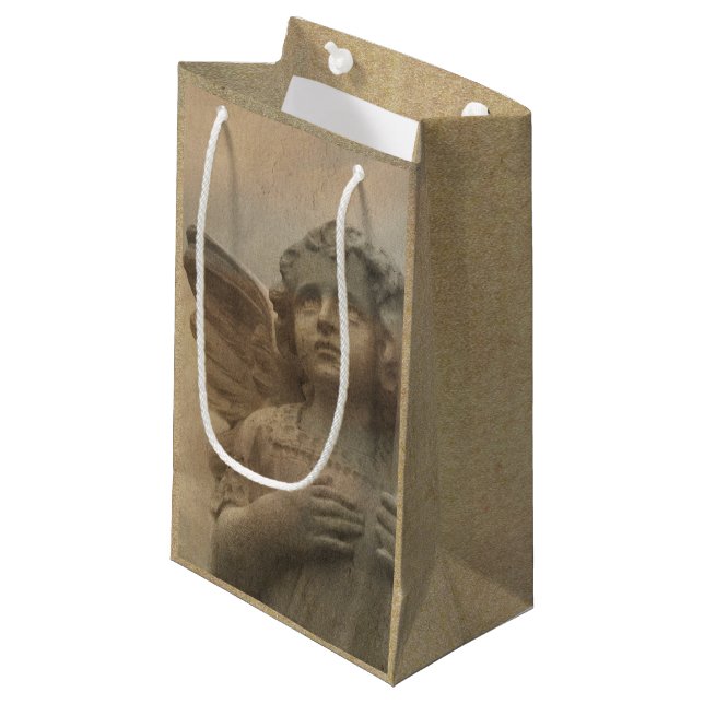 Petit Sac Cadeau Sacs-cadeaux Angel vintage (Devant Angle)