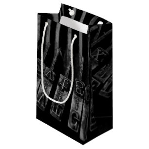 Petit Sac Cadeau Sacs-cadeaux de machine à écrire d'antiquité pour