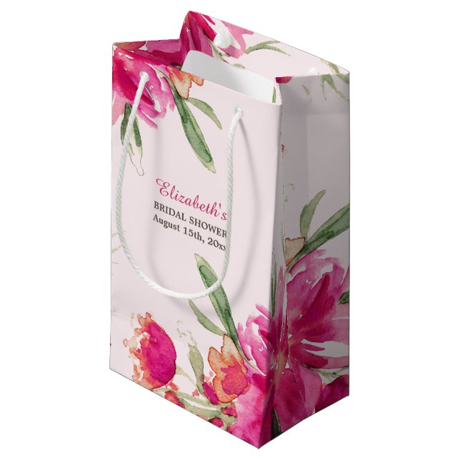 Petit Sac Cadeau Sacs-cadeaux pour les hôtesses d'Fête de l'mariée  (Devant Angle)