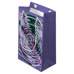 Petit Sac Cadeau Sacs-cadeaux pourpre et vert Sac-cadeaux Abstrait