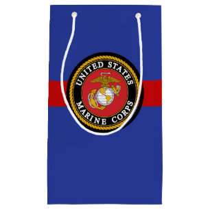 Petit Sac Cadeau Sacs-cadeaux USMC - Cadeau Marine Corps - Blues