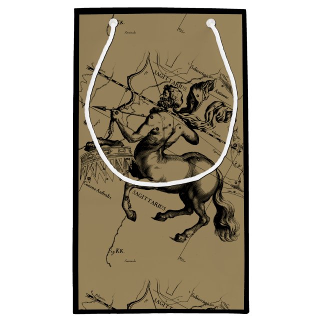 Petit Sac Cadeau Sagittarius Constellation Hevelius1690 nov22-déc21 (Dos)