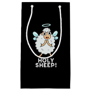 Petit Sac Cadeau Saint-mouton drôle Animal Pun Dark BG