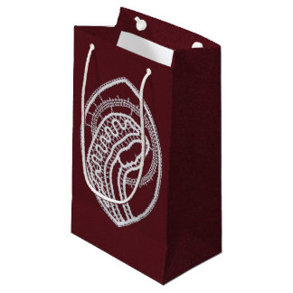 Petit Sac Cadeau Sainte Vierge Marie, dentelle