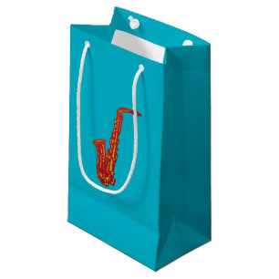 Petit Sac Cadeau Saxophone