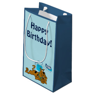 Petit Sac Cadeau Scooby-Doo Carré Rétro Couché