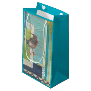 Petit Sac Cadeau Scrapbook Avian I