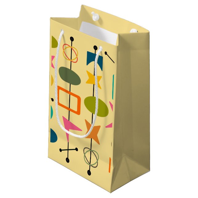 Petit Sac Cadeau Semi-Siècle des brochettes modernes (Devant Angle)