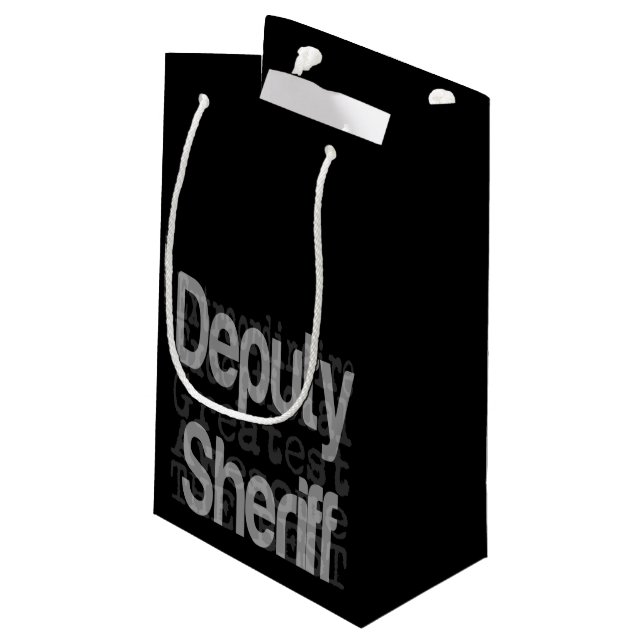 Petit Sac Cadeau Sheriff Extraordinaire adjoint (Dos Angle)