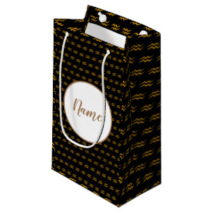 Petit Sac Cadeau Signe de zodiaque de Verseau