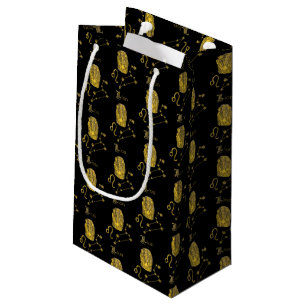 Petit Sac Cadeau Signe du zodiaque Lion -