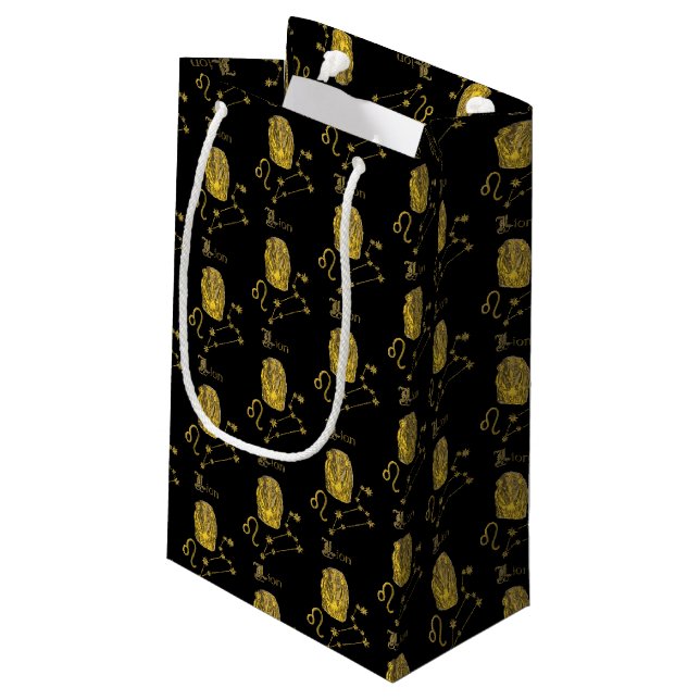 Petit Sac Cadeau Signe du zodiaque Lion - (Dos Angle)