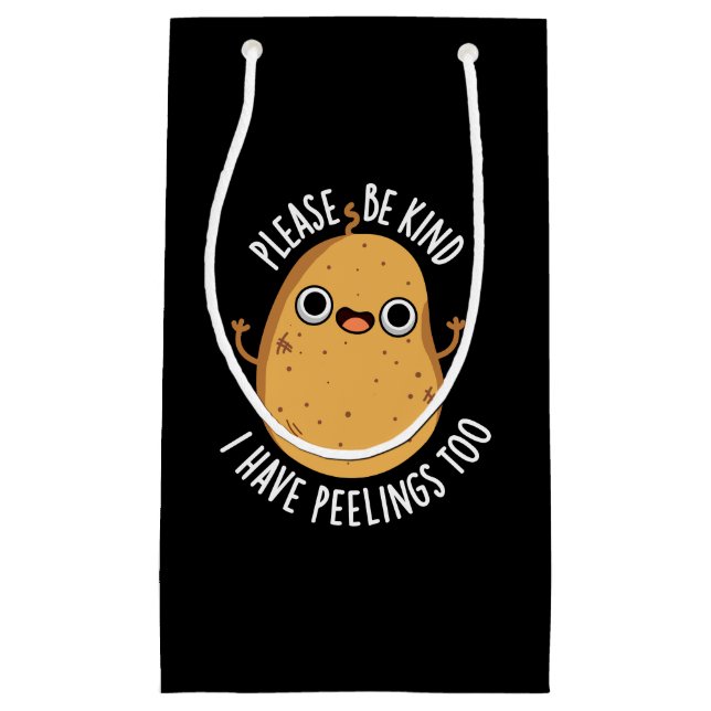 Petit Sac Cadeau S'Il Te Plaît, J'Ai Des Peelins À La Pomme De Terr (Devant)