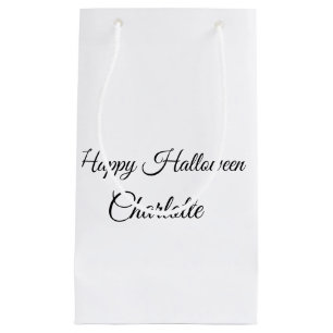 Petit Sac Cadeau SIMPLE MINIMAL.CUTIE AJOUTEZ NOM BÉBÉ joyeux Hallo
