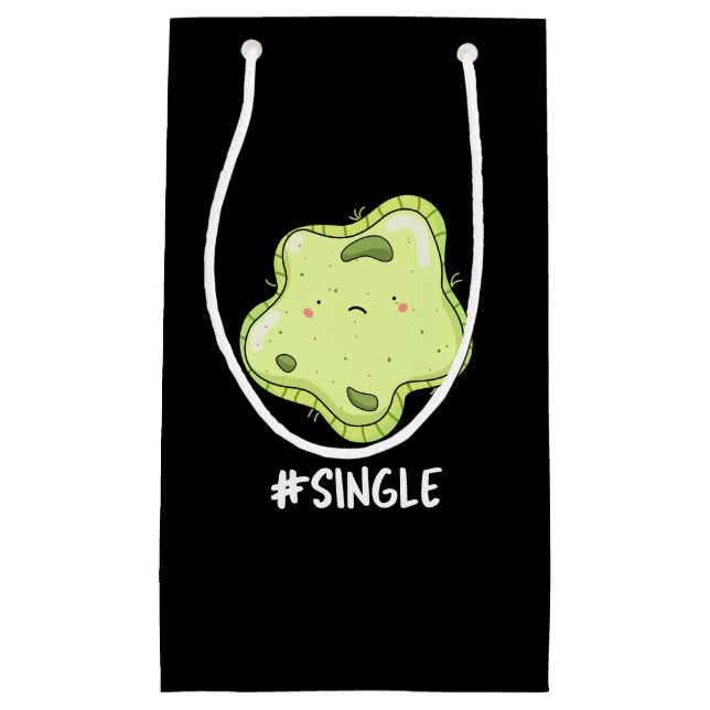 Petit Sac Cadeau #Single Funny Solo Cell Biology Pun Dark BG (Devant)