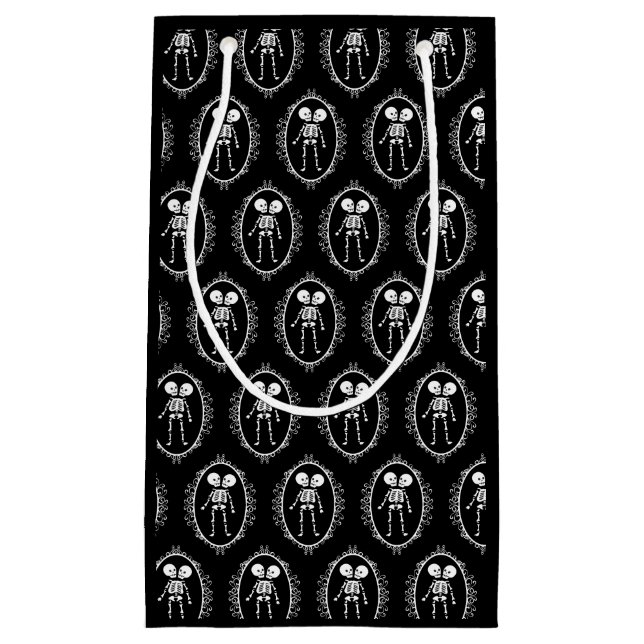 Petit Sac Cadeau Skeleton Siamese Twins (Devant)