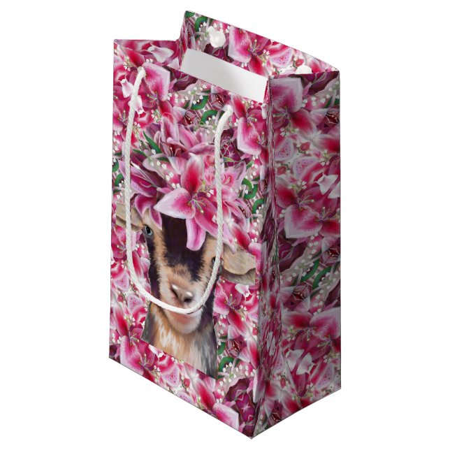 Petit Sac Cadeau Sm Gift Bag Lilly la chèvre (Devant Angle)