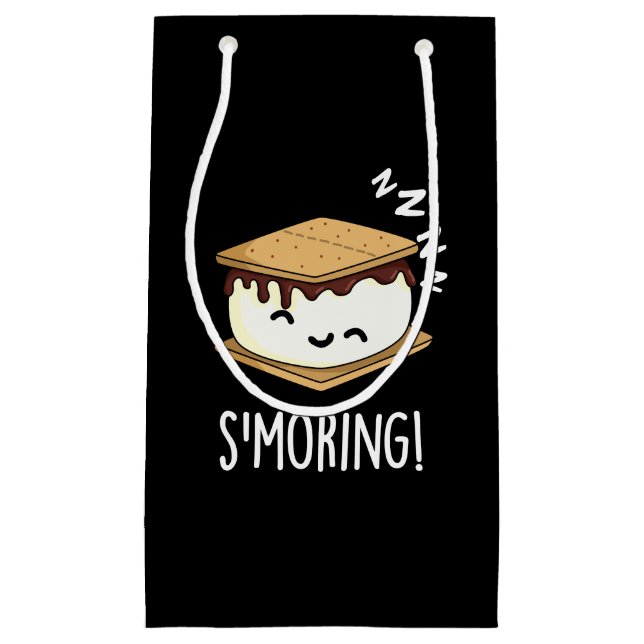 Petit Sac Cadeau Smoring Funny Smore Puns Fond sombre (Devant)