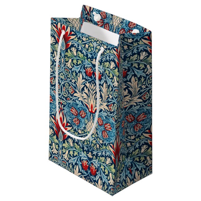 Petit Sac Cadeau Snakeshead, William Morris (Devant Angle)