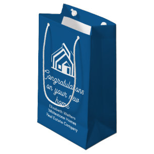 Petit Sac Cadeau Société immobilière Blue Company Realty personnali
