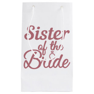 Petit Sac Cadeau Soeur De L'Épouse Mariage Famille Correspondant