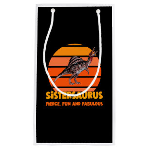 Petit Sac Cadeau Sœurs drôles Sœursaurus Dino Humour pour Sœurs Des