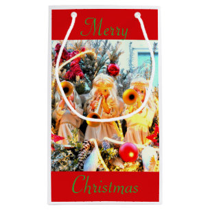 Petit Sac Cadeau Son de la trompette d'anges de Joyeux Noël