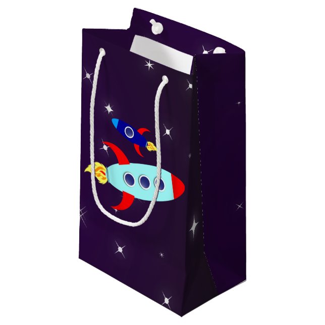 Petit Sac Cadeau Sortez De Ce Monde !  Garçon (Devant Angle)