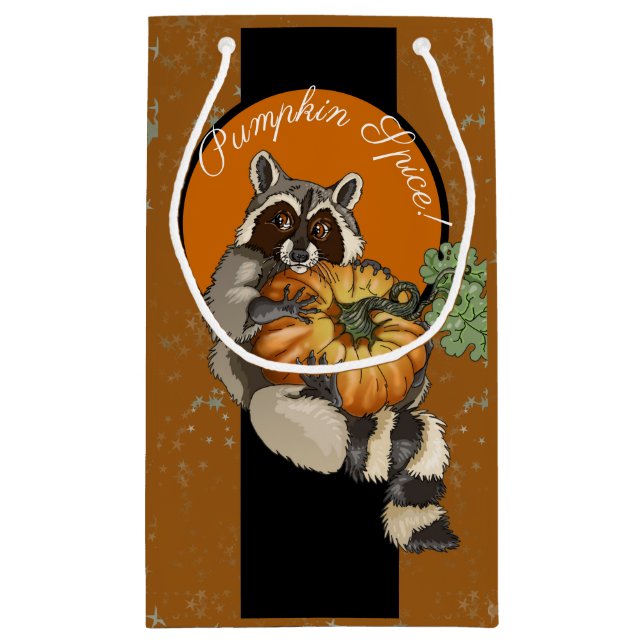 Petit Sac Cadeau Spice de Pumkin ! Racoon Roll (Dos)