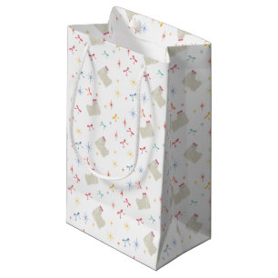 Petit Sac Cadeau Starry Sparkle mignon voeu chiot