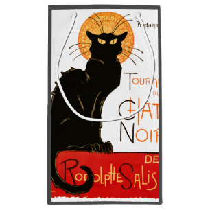 Petit Sac Cadeau Steinlen Chat Noir Classique Art Français