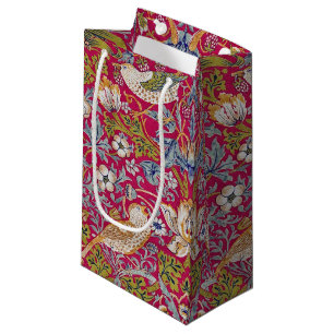 Petit Sac Cadeau Strawberry Thief, William Morris