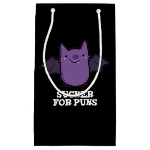 Petit Sac Cadeau Sucker Pour Puns Funny Baby Bat Pun Dark BG