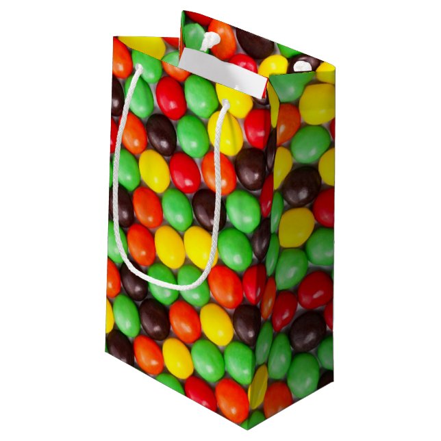 Petit Sac Cadeau Sucreries colorées (Dos Angle)