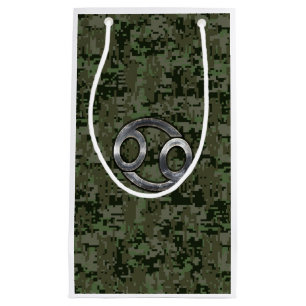 Petit Sac Cadeau Symbole du cancer du zodiaque sur la caméra numéri