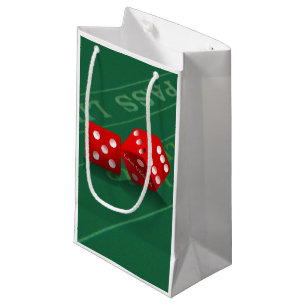 Petit Sac Cadeau Table de craps avec dés Las Vegas