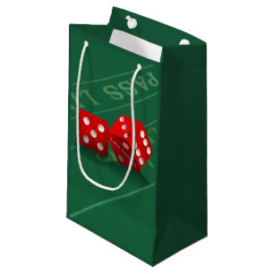 Petit Sac Cadeau Table de craps avec dés Las Vegas