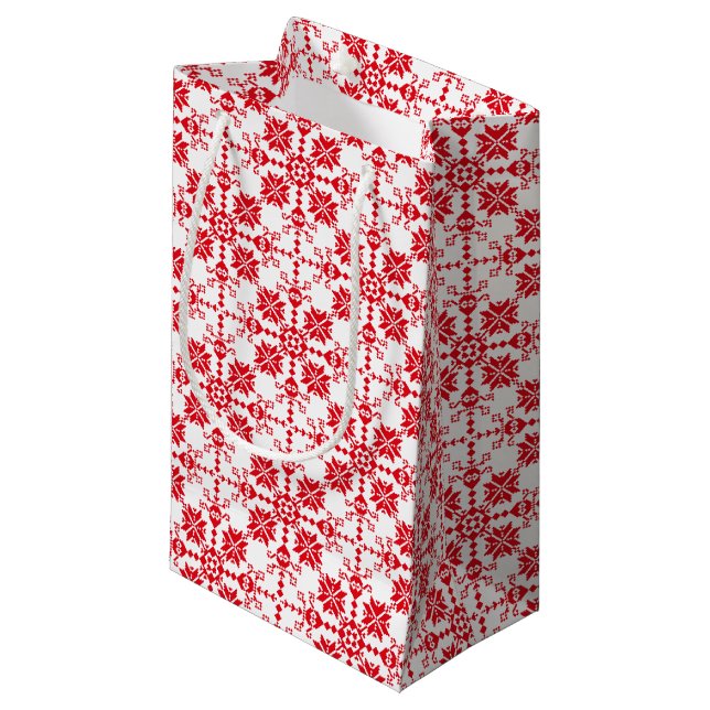 Petit Sac Cadeau Tartlau Rot (Devant Angle)