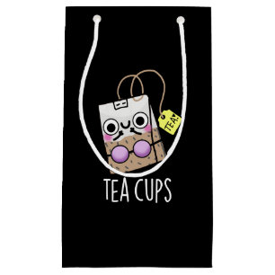 Petit Sac Cadeau Tasses à thé Blagues drôles de soutien-gorge Fond 