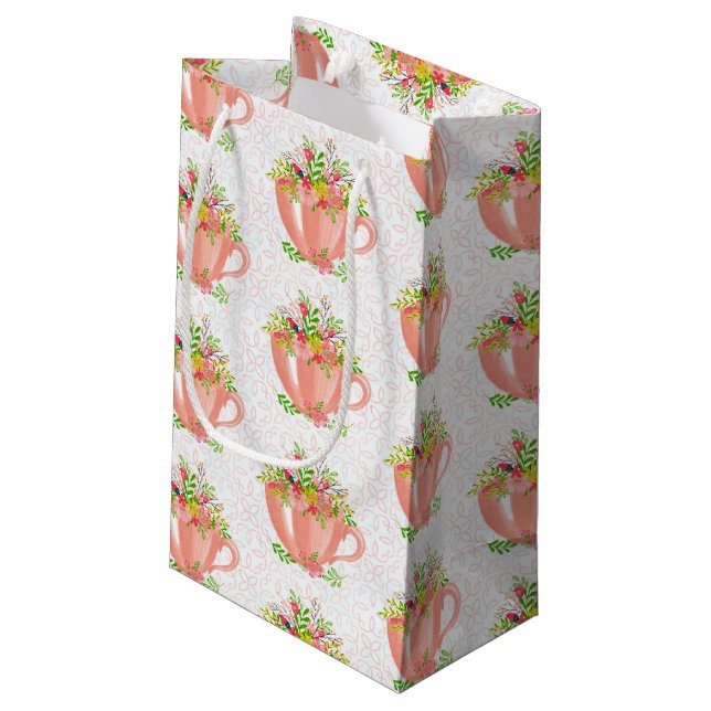 Petit Sac Cadeau Tasses de thé (Dos Angle)