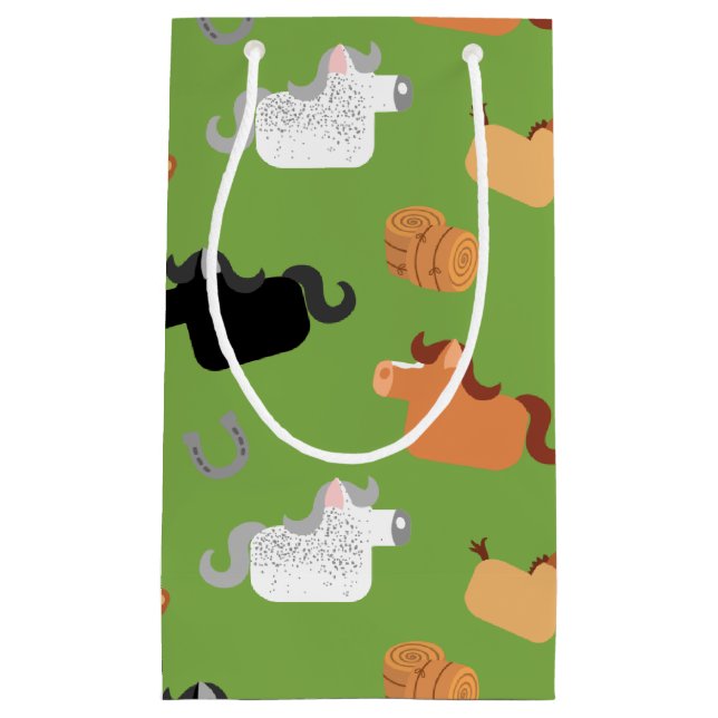 Petit Sac Cadeau Tenez vos chevaux (Devant)