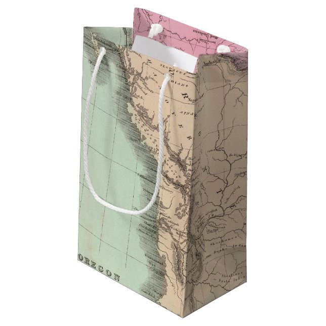 Petit Sac Cadeau Territoire de l'Orégon (Dos Angle)