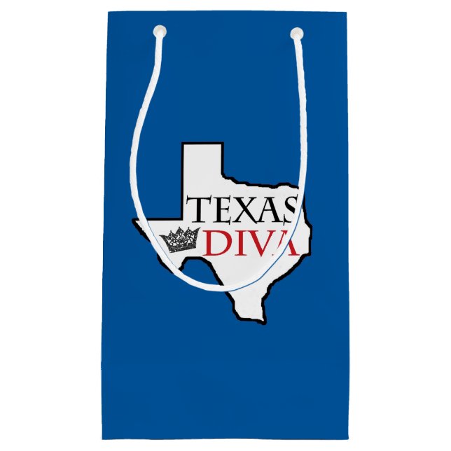 Petit Sac Cadeau "Texas DIVA" (Devant)