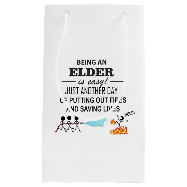 Petit Sac Cadeau Thank You, Elders! (Devant)