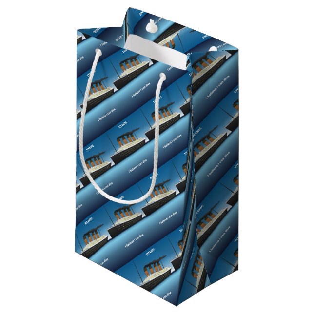 Petit Sac Cadeau titanic dive (Devant Angle)