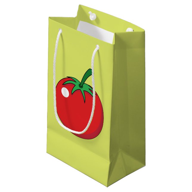 Petit Sac Cadeau Tomato rouge (Devant Angle)