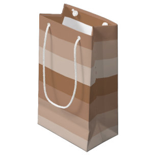 Petit Sac Cadeau Tons crémeux Brown