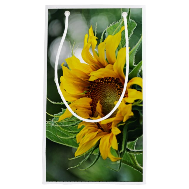 Petit Sac Cadeau Tournesol (Devant)