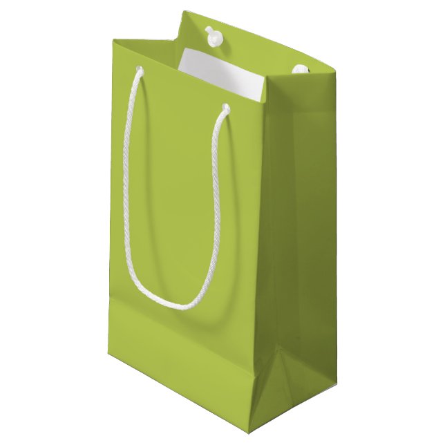 Petit Sac Cadeau Trendy Soft Chartreuse Gift Bag (Devant Angle)